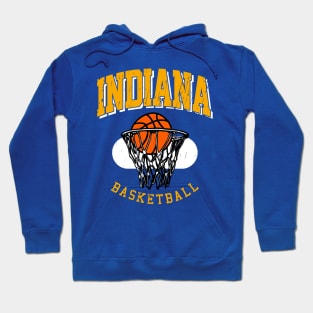 Vintage Indiana Basketball Hoodie